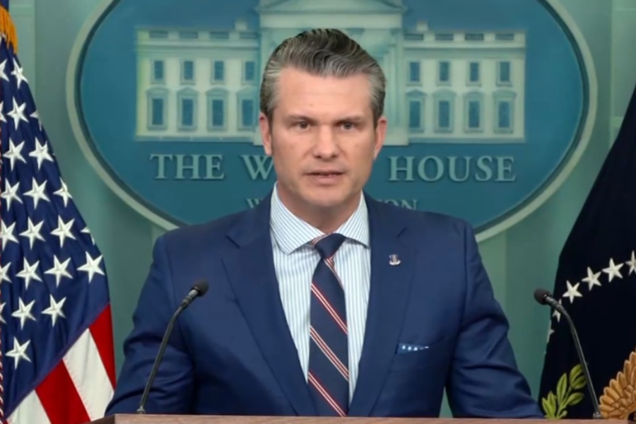 △美国国防部长赫格塞思（资料图）