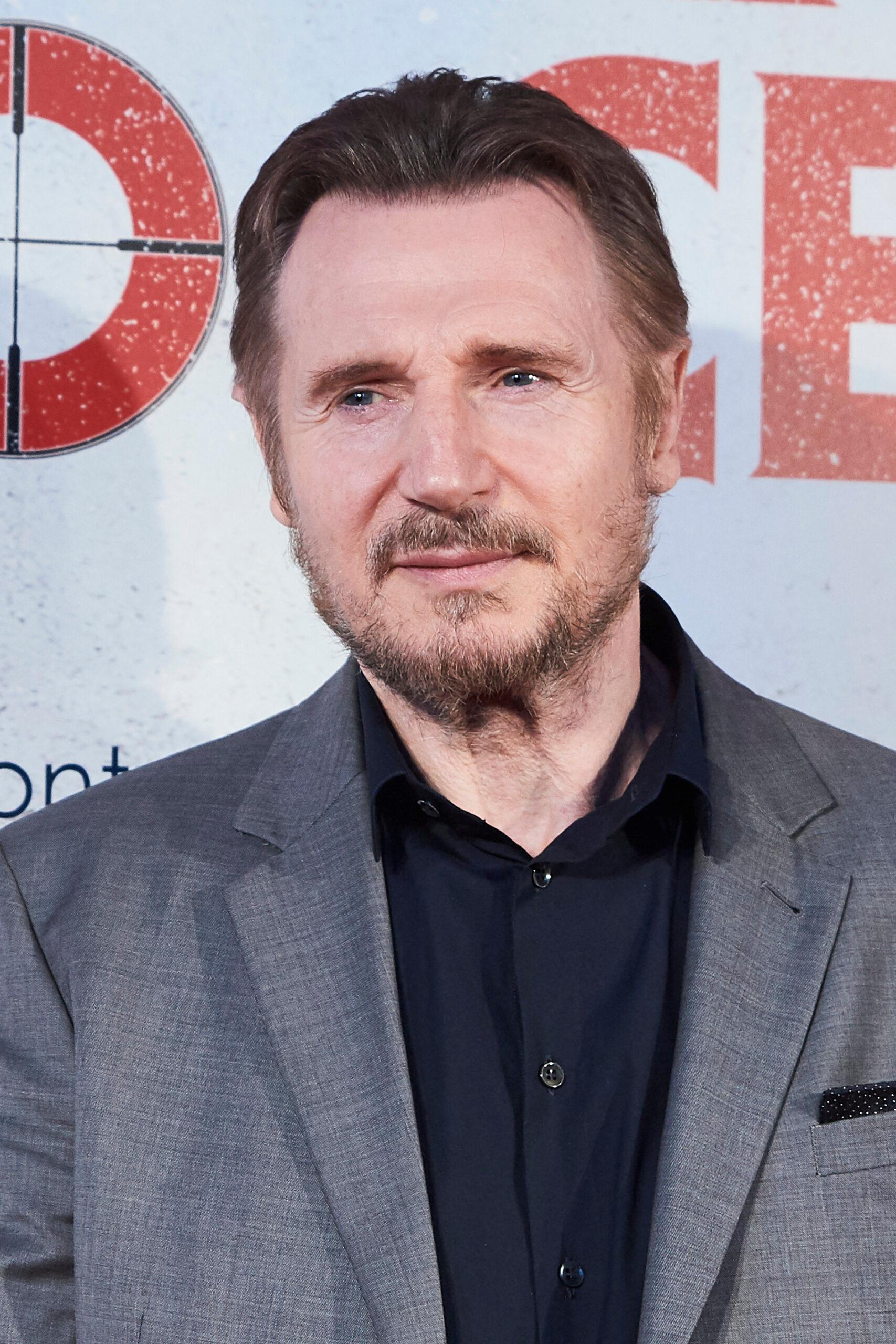 Liam Neeson on a red carpet