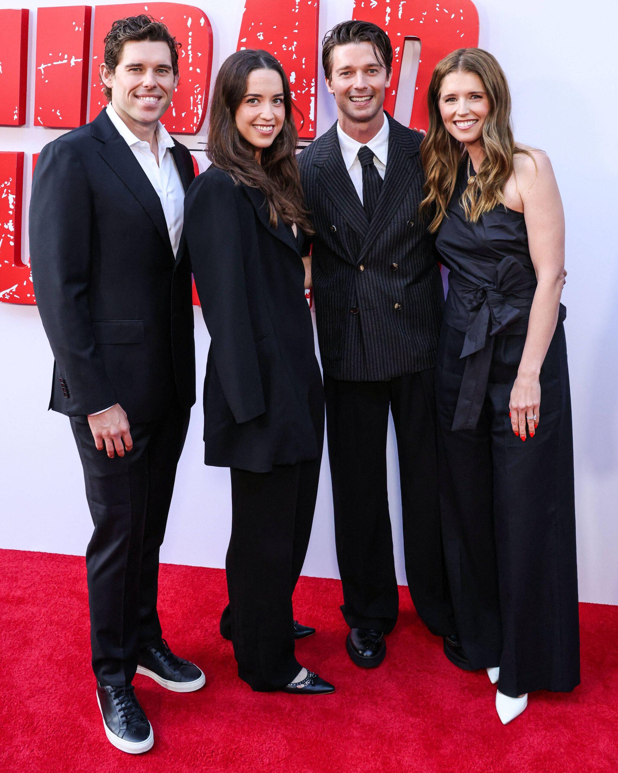 Christopher Schwarzenegger and his siblings at Los Angeles Premiere Of Netflix's 'FUBAR' Season 2