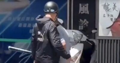 倒車擦撞賓士男抄球棒理論　反被騎土嚇退！警：依社維法送辦