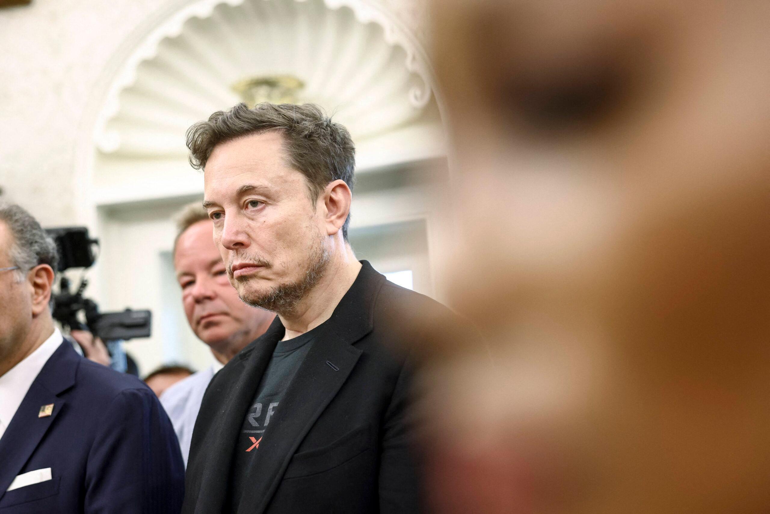 Elon Musk present as Trump Welcomes President Ramaphosa of South Africa
