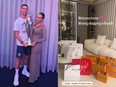 C羅日賺兩千萬登最賺球員寶座　女友狂敗精品擺整間