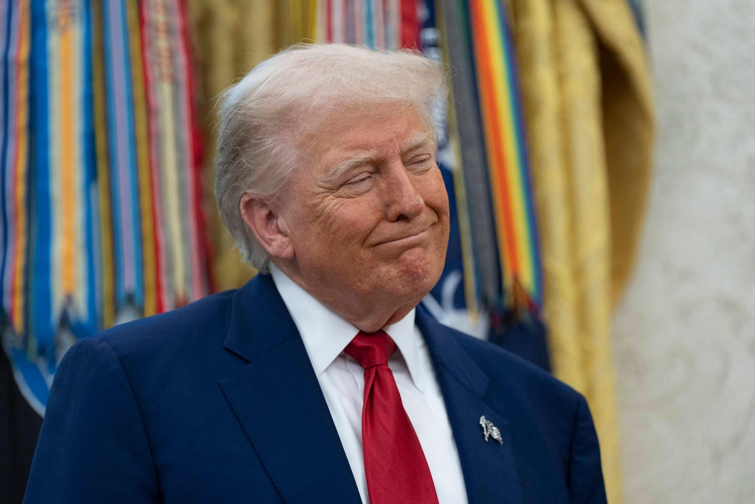 Trump Participates in a Swearing-In Ceremony for Jeanine Pirro