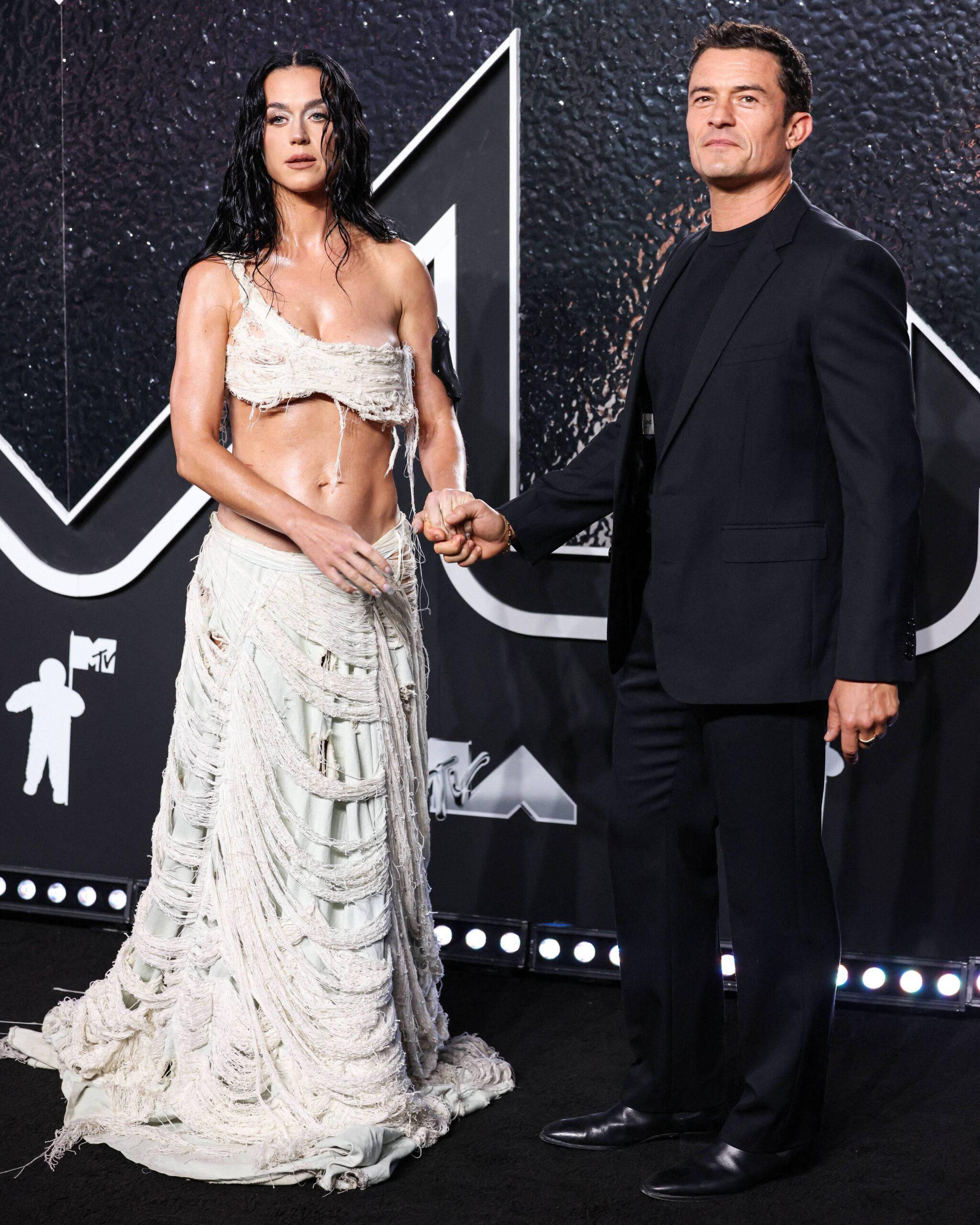 Katy Perry and Orlando Bloom at the 2024 MTV Video Music Awards