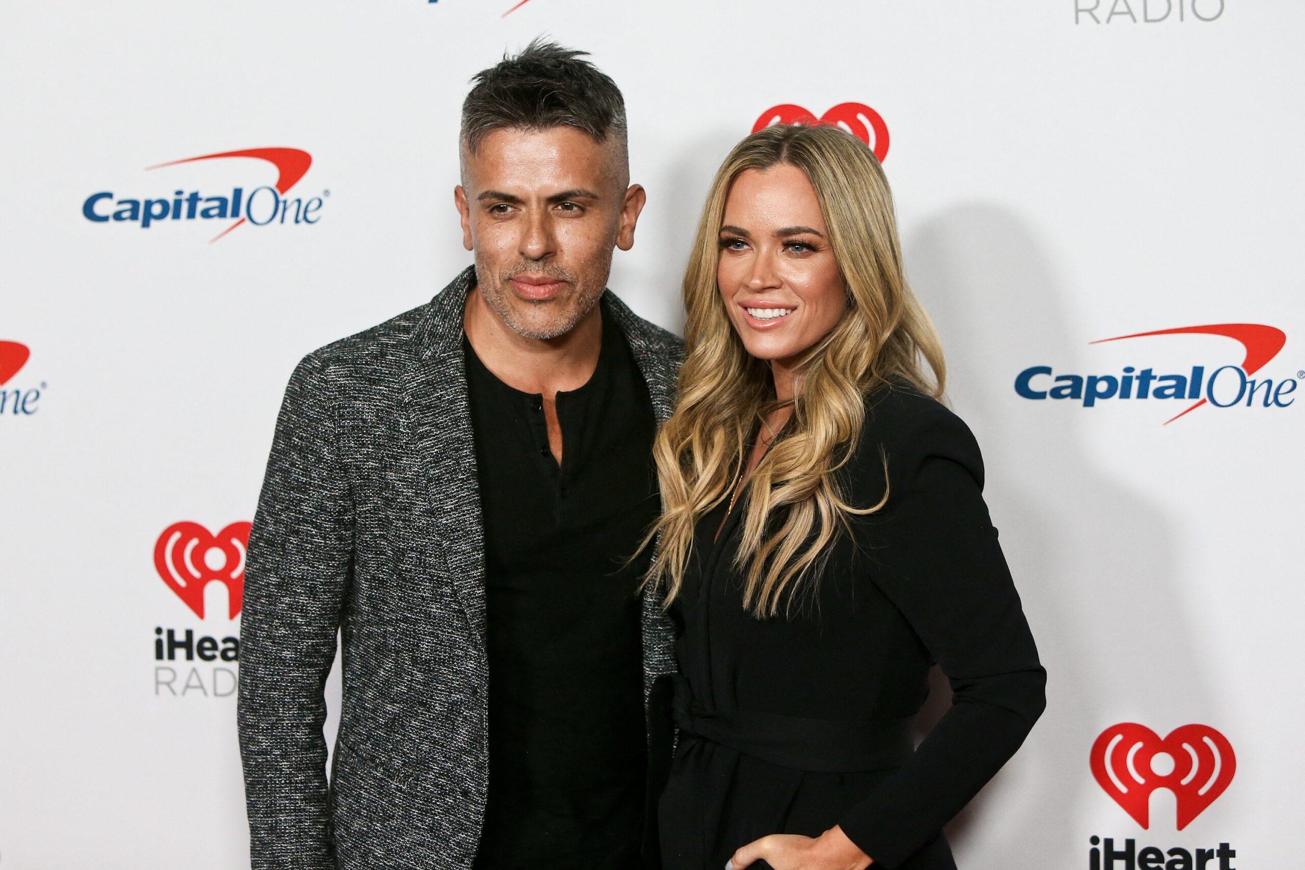 Edwin Arroyave and Teddi Mellencamp at 2019 iHeartRadio Music Festival, Night 1