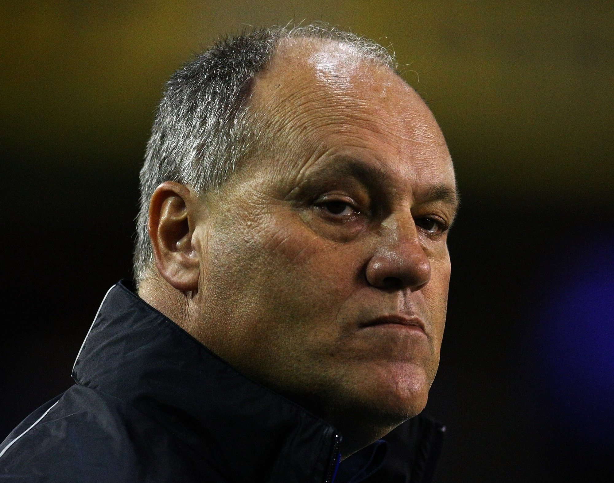LONDON - OCTOBER 25: Martin Jol, manager of Tottenham watches from the touchline prior to the Uefa Cup Second Round Group G match between Tottenham Hotspur and Getafe at White Hart Lane on October 25, 2007 in London, England. (Photo by Clive Rose/Getty Images)
