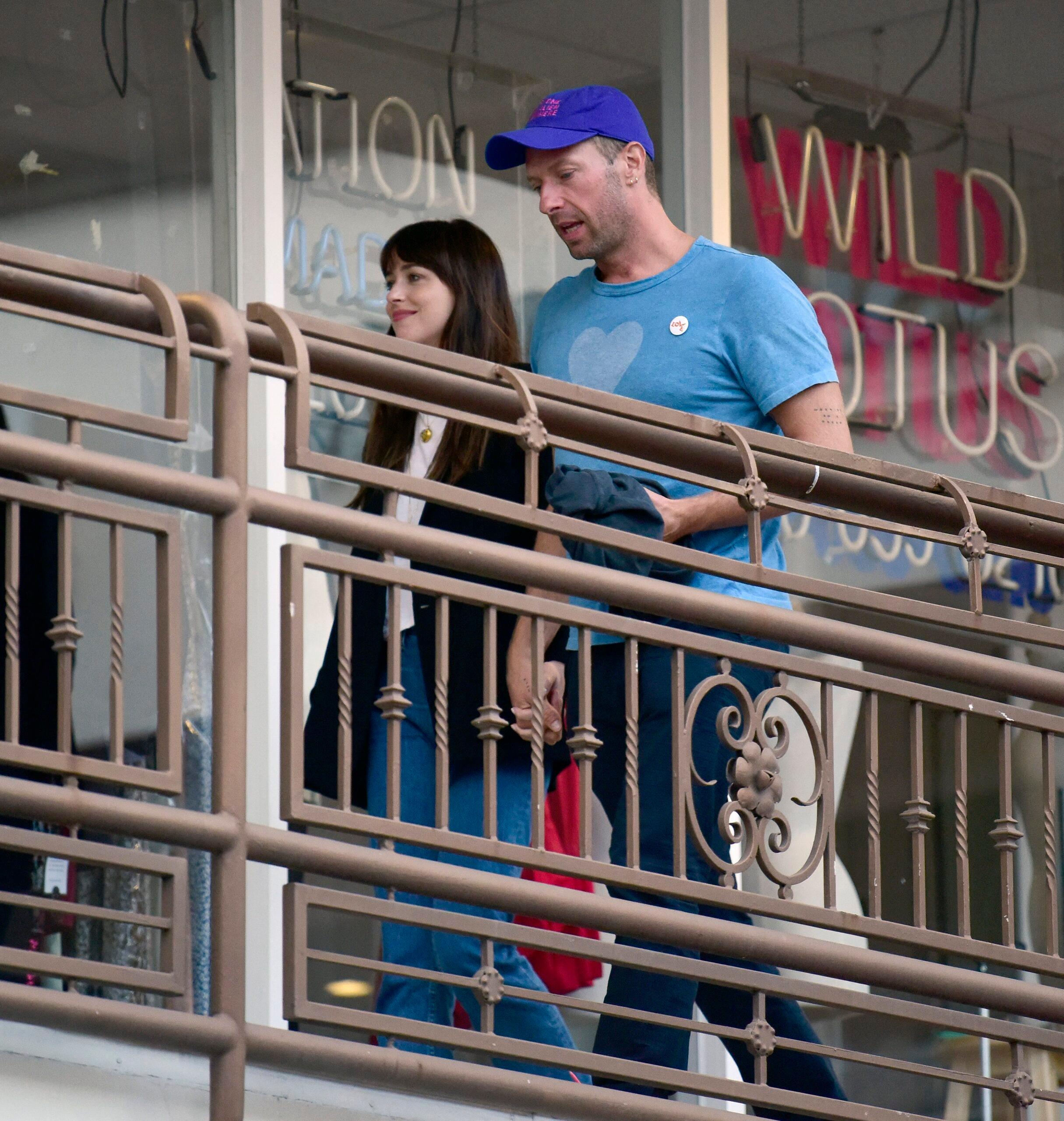 Dakota Johnson and Chris Martin Enjoy a romantic date night in Hollywood