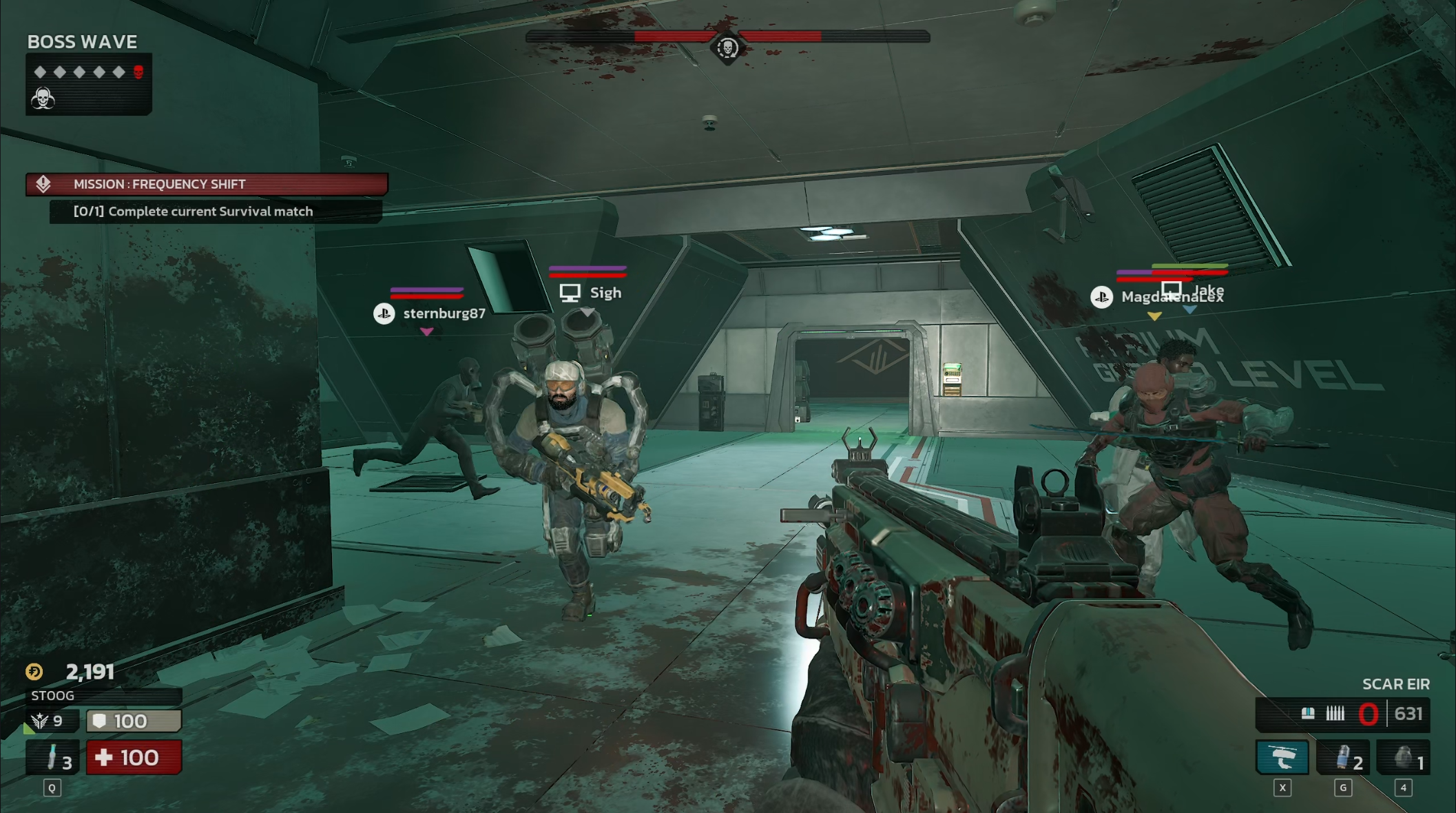 The group I'm playing with scattering