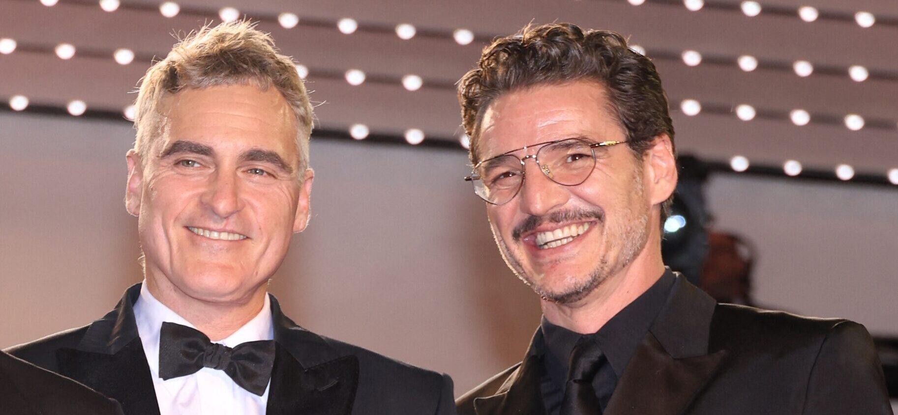 Pedro Pascal and Joaquin Pheonix at ''Bono: Stories Of Surrender'' Red Carpet - The 78th Annual Cannes Film Festival In Cannes, France