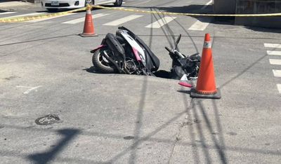 彰化二林路口「恐怖天坑」！慘摔騎士驚恐回憶：一片黑黑的