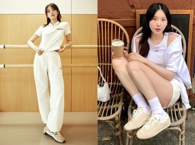 2025奶茶色球鞋推薦！8雙百搭質感款一次看　IU、Jisoo同款先鎖定