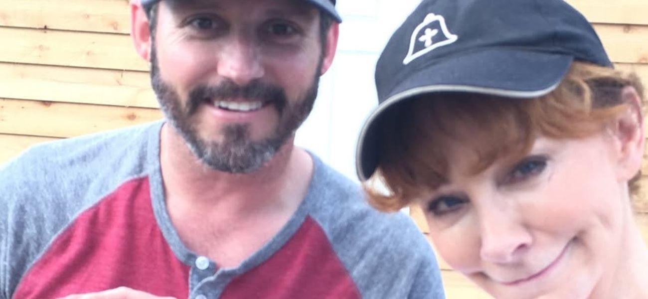 Reba McEntire and Brandon Blackstock selfie