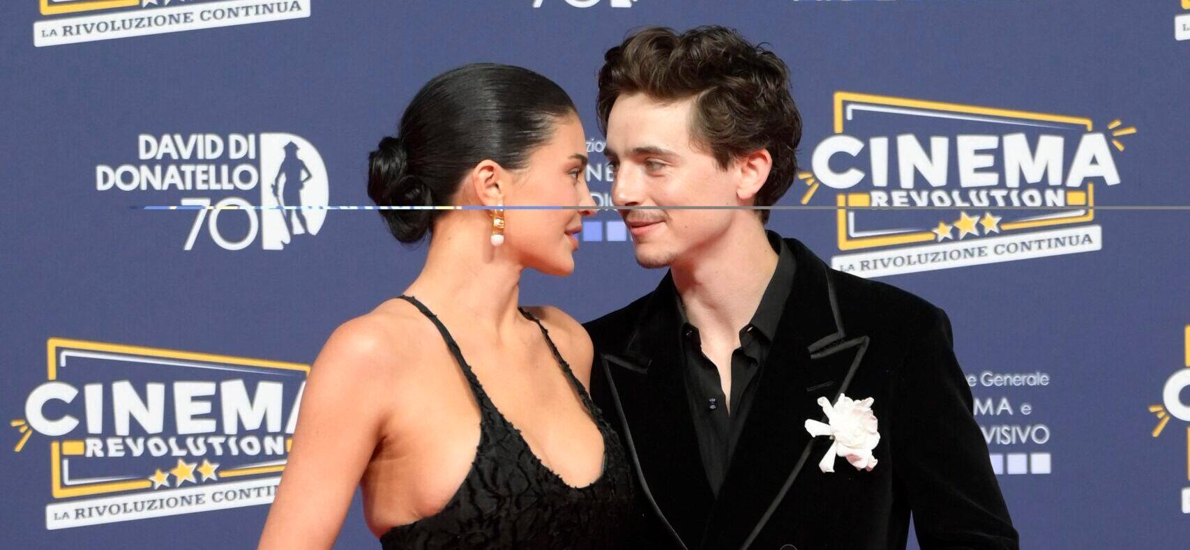 Timothee Chalamet And Kylie Jenner In Rome, Italy