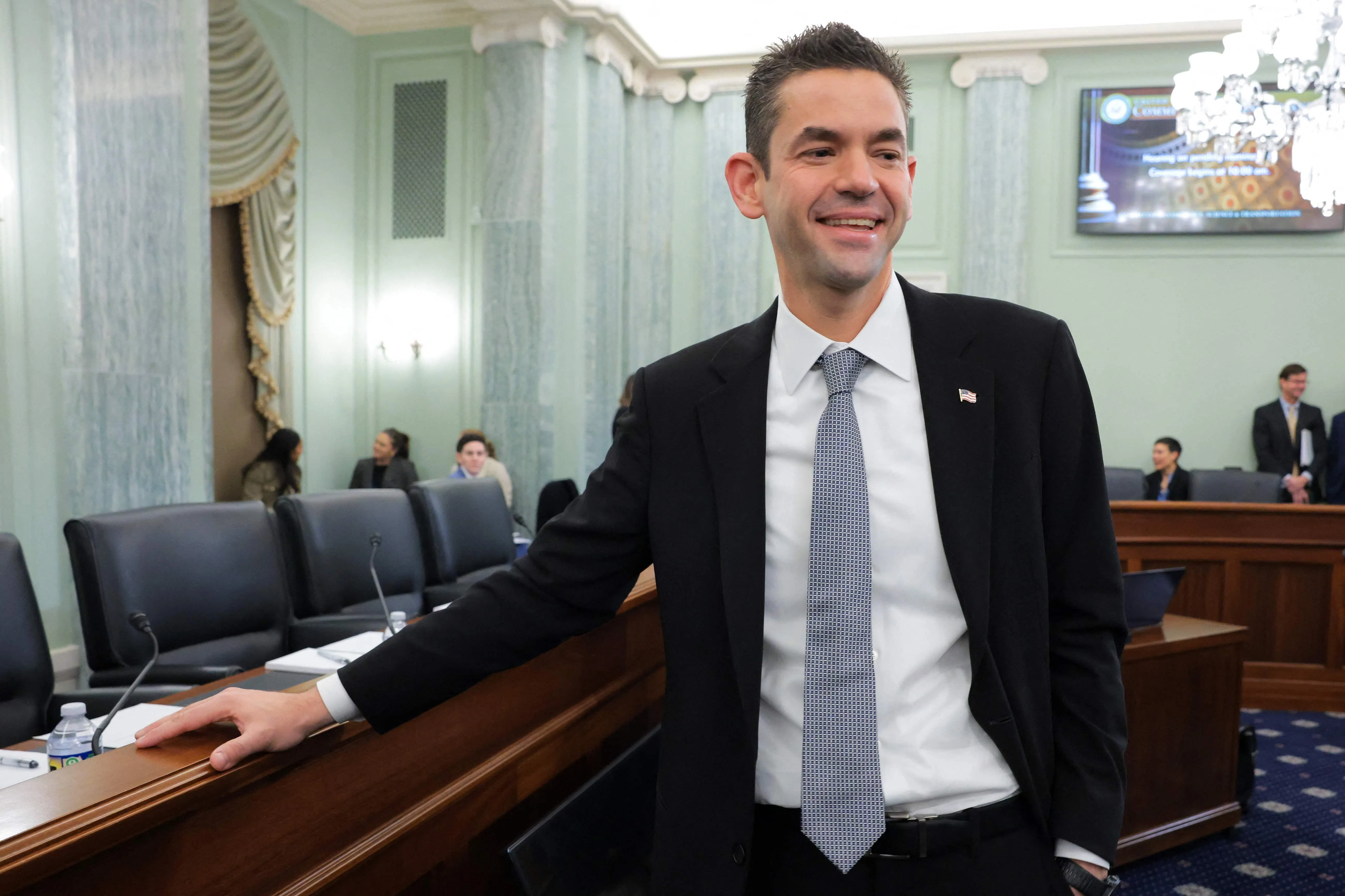 获美国参议院批准出任美国航天局局长的艾萨克曼曾说，美国航天局应尝试同时瞄准月球和火星，同时优先考虑重返月球。（法新社）