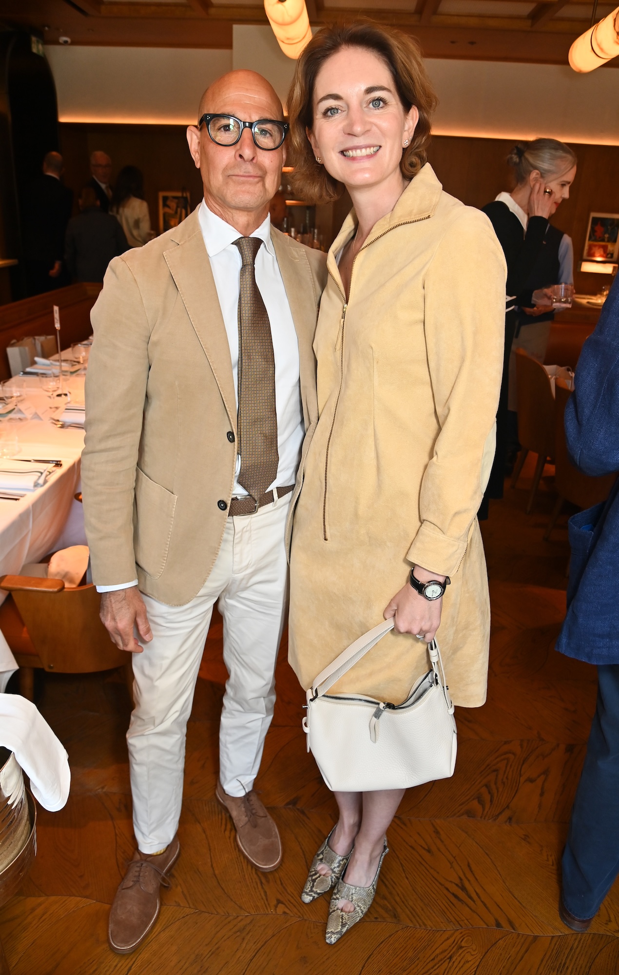 GettyImages-2213604993 Who Is Stanley Tucci's Wife Felicity Blunt? Inside the Actor's Marriage