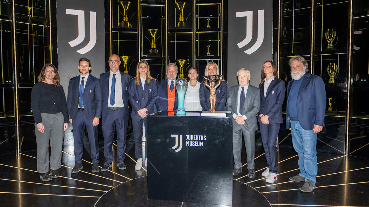 The Super Cup and the Viareggio Women&rsquo;s Cup go on display at the Juventus Museum