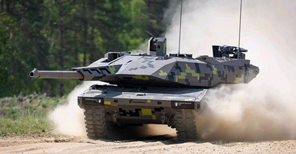 德国推出的新一代坦克KF-51&ldquo;黑豹&rdquo;坦克。