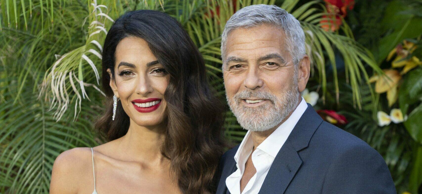 George and Amal Clooney at the 'Ticket to Paradise' Film Premiere