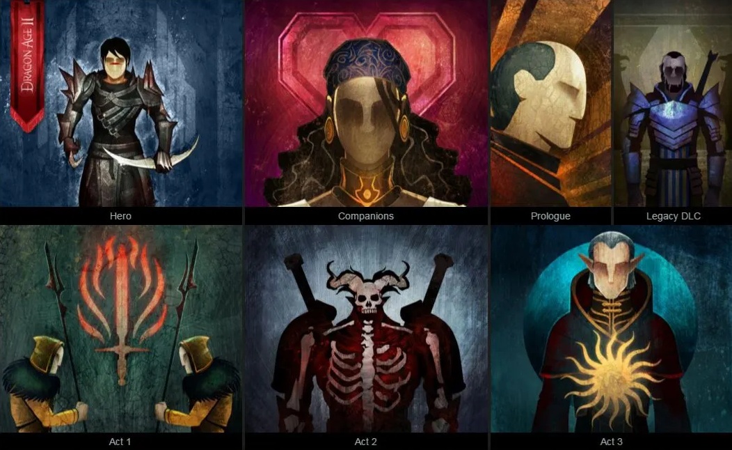 Dragon Age Keep choices screen