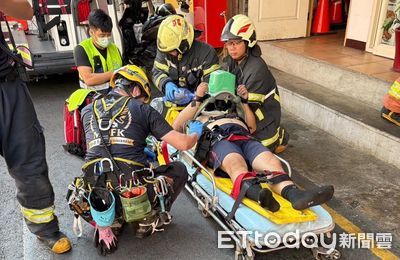 快訊／中和男修監視器墜電梯井亡　妻悲痛急衝醫院見最後一面