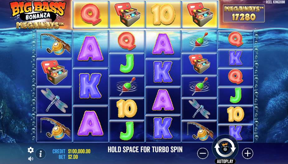Big Bass Bonanza Megaways slot screenshot