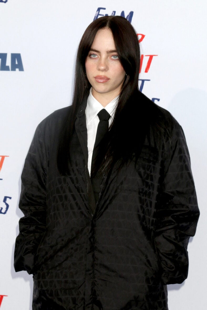 Billie Eilish on the red carpet