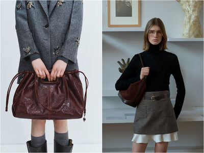 Maje、Sandro秋冬穿搭指南！「皺感托特包」與復古西裝巴黎女孩最愛