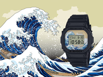 G-SHOCK熱賣錶換浮世繪新裝　日本製3,600元擁有