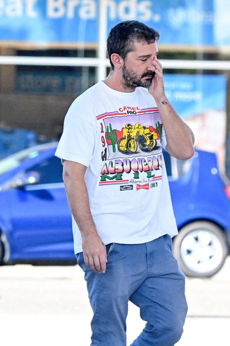 Shia LaBeouf steps out without his wedding ring