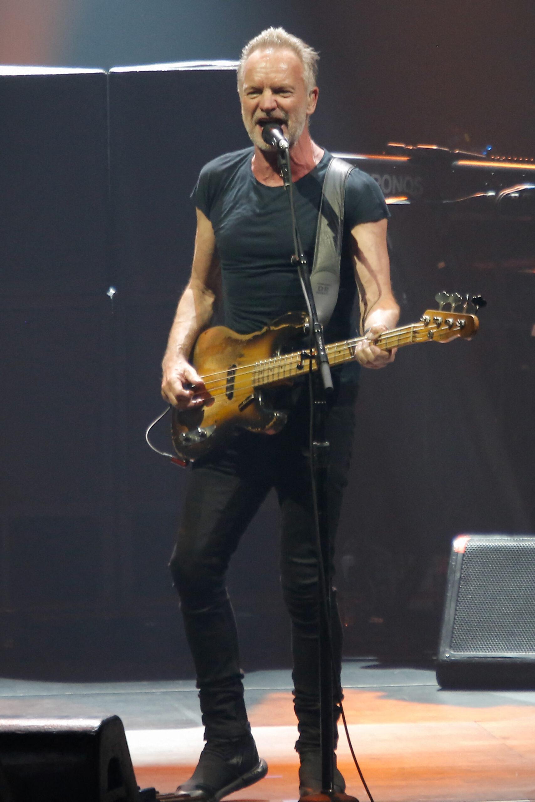Sting performing at the Seine Musicale in Paris