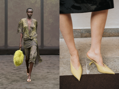 米蘭時裝周／拿Ferragamo羽毛包、踩S鞋跟走路超美　低腰豹紋回到20年代