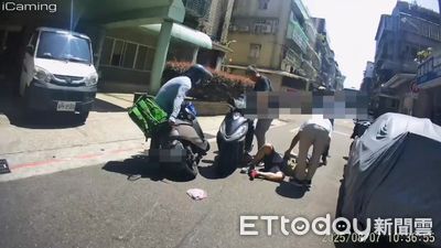 保大警追逃逸移工！正義哥載中隊長圍捕摔車　驚險過程曝