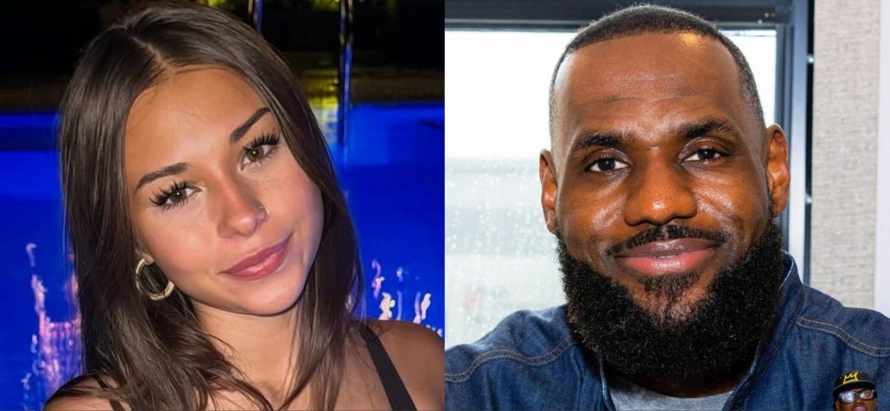 Sophie Rain and LeBron James Collage