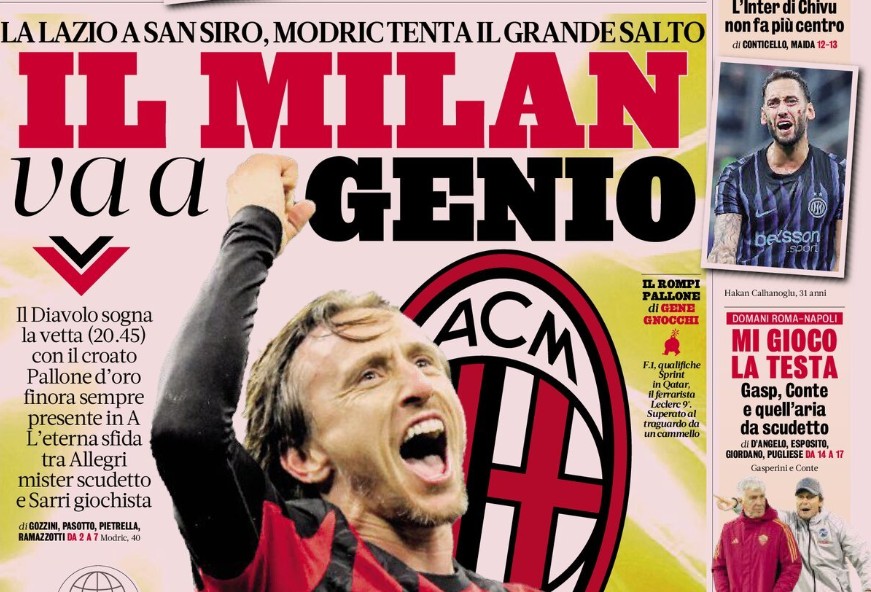 Today’s Paper – Modric’s big leap, Calhanoglu’s crisis