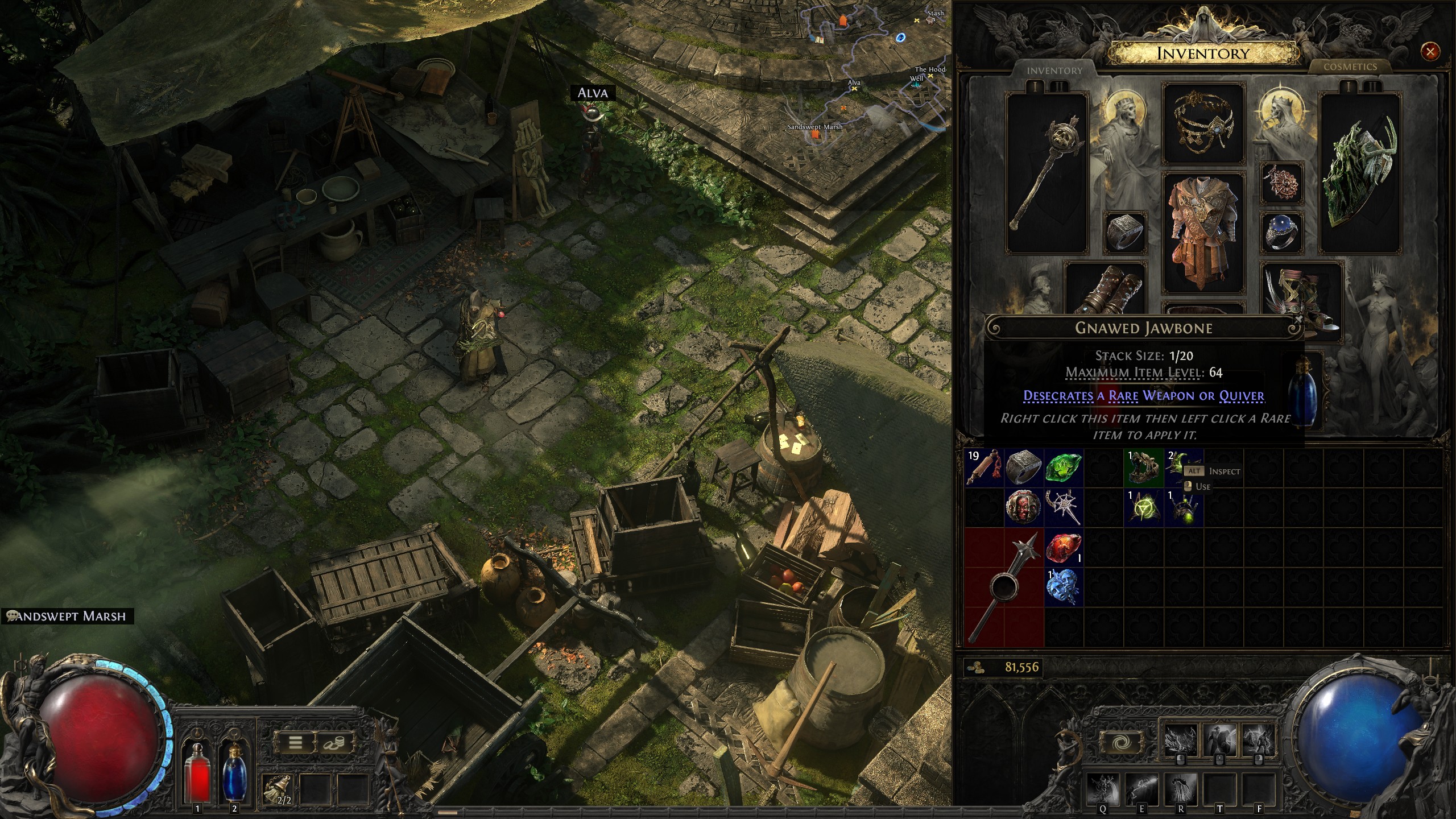 Path of Exile 2 Well of Souls - Gnawed Jawbone