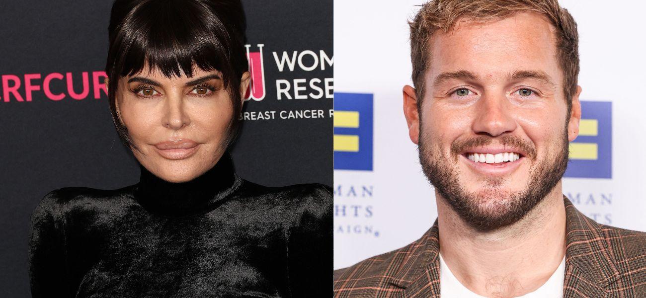 Colton Underwood and Lisa Rinna.