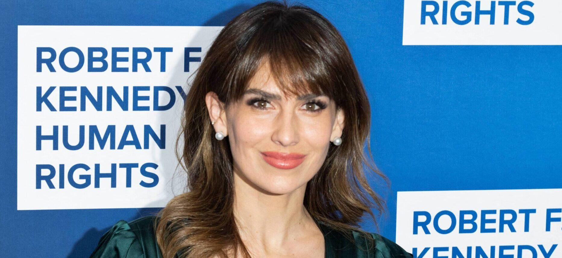 Hilaria Baldwin on red carpet at the Robert F. Kennedy Ripple of Hope Gala in New York City