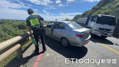 快訊／瑞芳蝙蝠洞死亡車禍！聯結車碰撞自小客　大車司機當場慘死