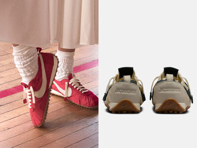 Jacquemus x Nike話題鬆餅鞋搶先看！運動芭蕾美學、皮革Swoosh成焦點