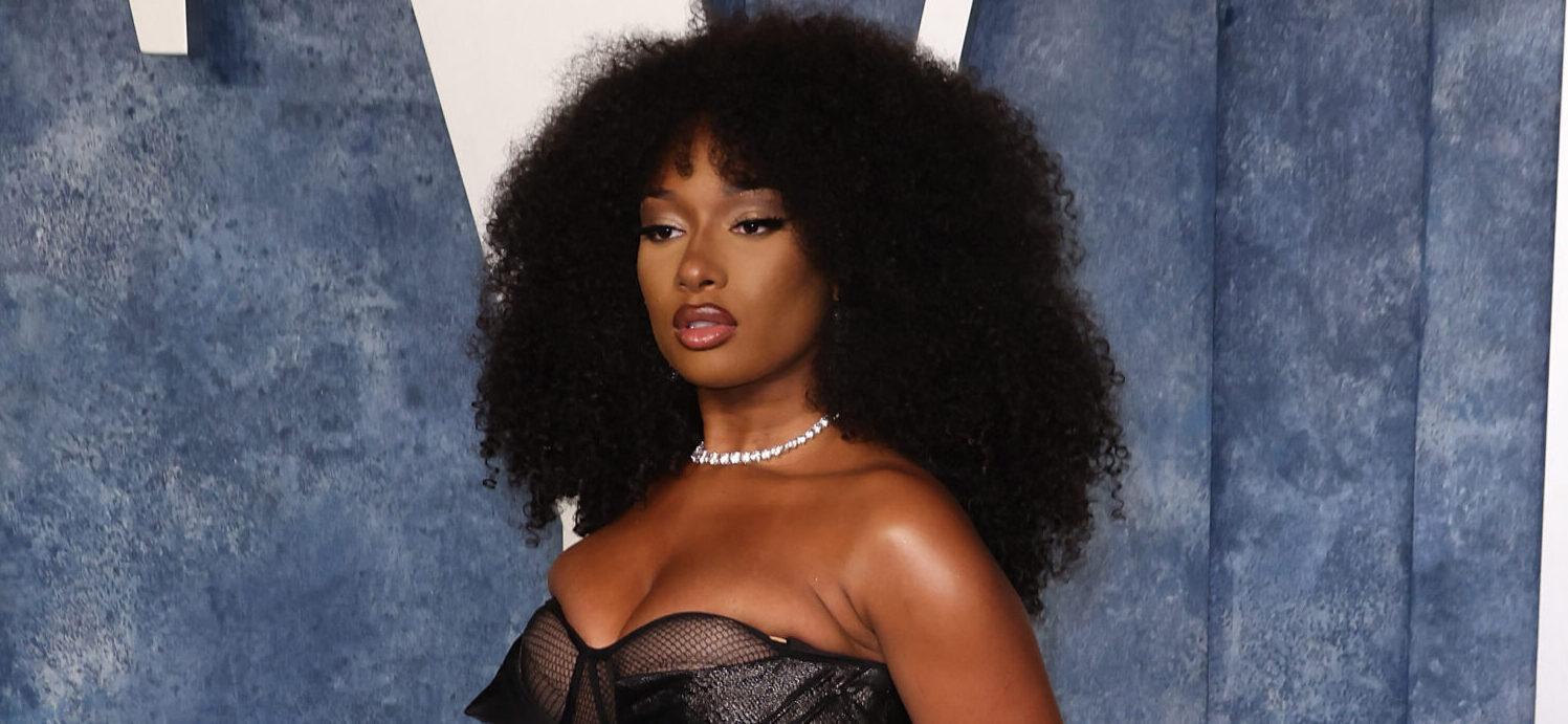 Megan Thee Stallion at the 2023 Vanity Fair Oscar Party