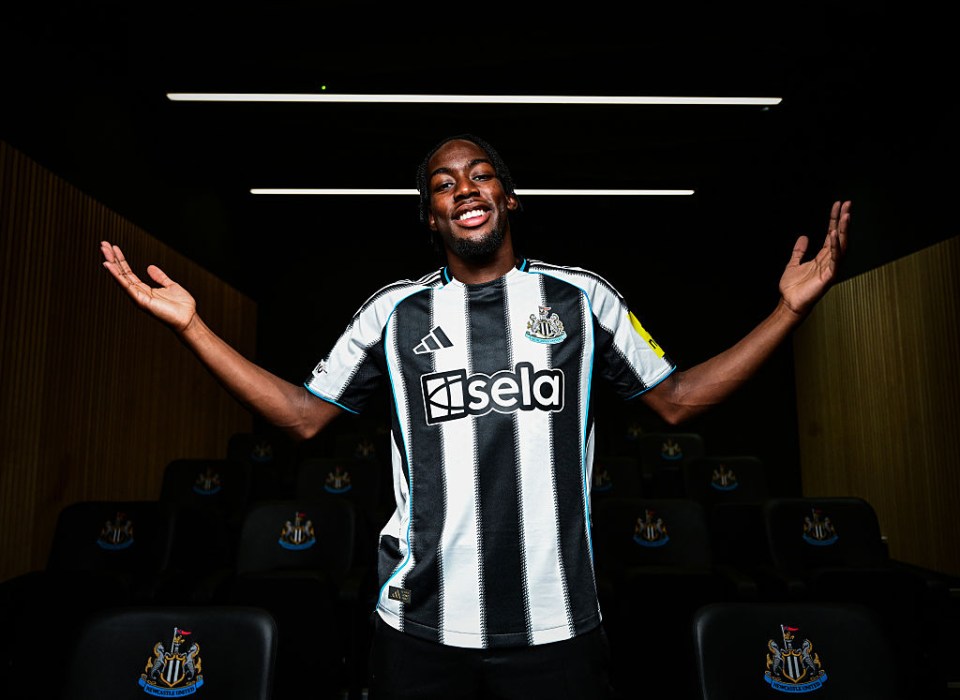 NEWCASTLE UPON TYNE, ENGLAND - JULY 9: In this image released on July 11, 2025, Newcastle United announce the signing of Anthony Elanga on July 9, 2025 in Newcastle upon Tyne, England. (Photo by Serena Taylor/Newcastle United via Getty Images)