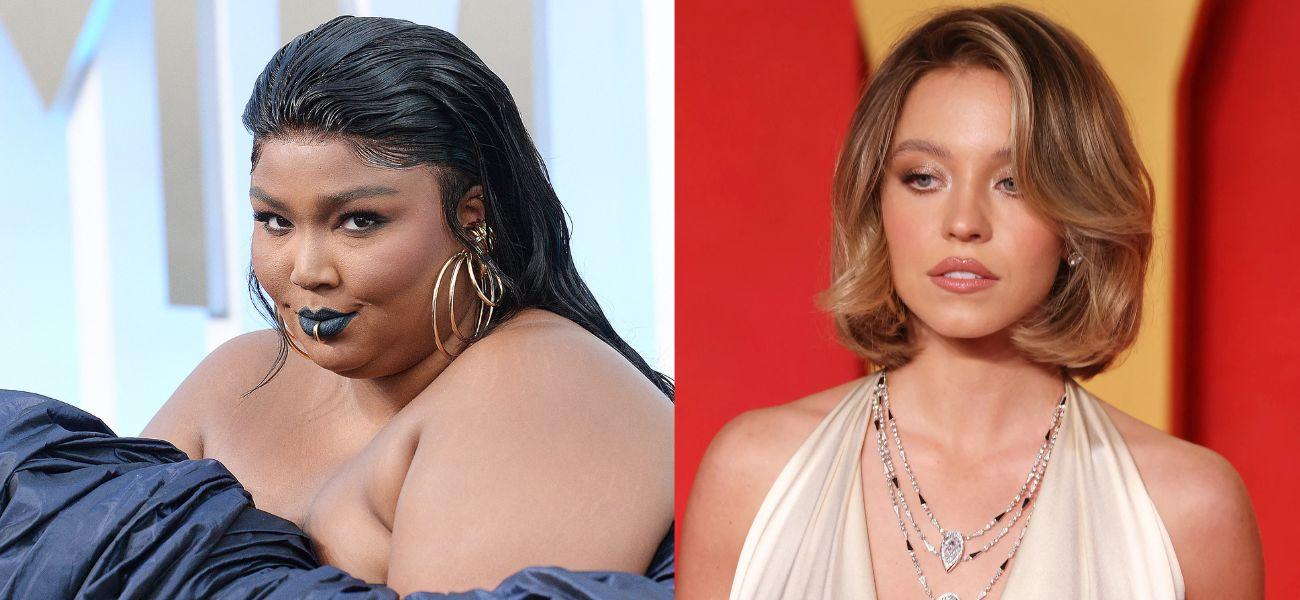 Lizzo, Sydney Sweeney photo collage