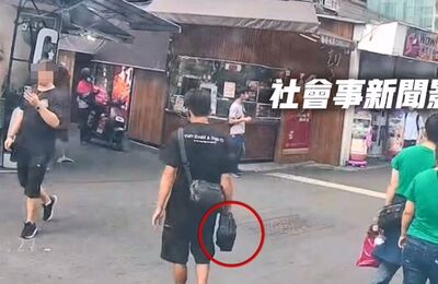一中街廢油回收車才停妥　黑衣男淡定開門偷走斜背包...8萬飛了