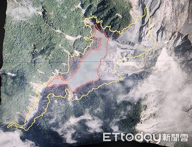 兩度溢堤！光復鄉堰塞湖蓄水量剩12%　最新國家航遙測高清照出爐