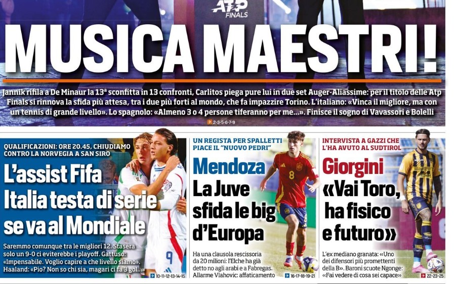 Today&rsquo;s Papers &ndash; FIFA&rsquo;s assist for Italy, Juventus chase 20m starlet