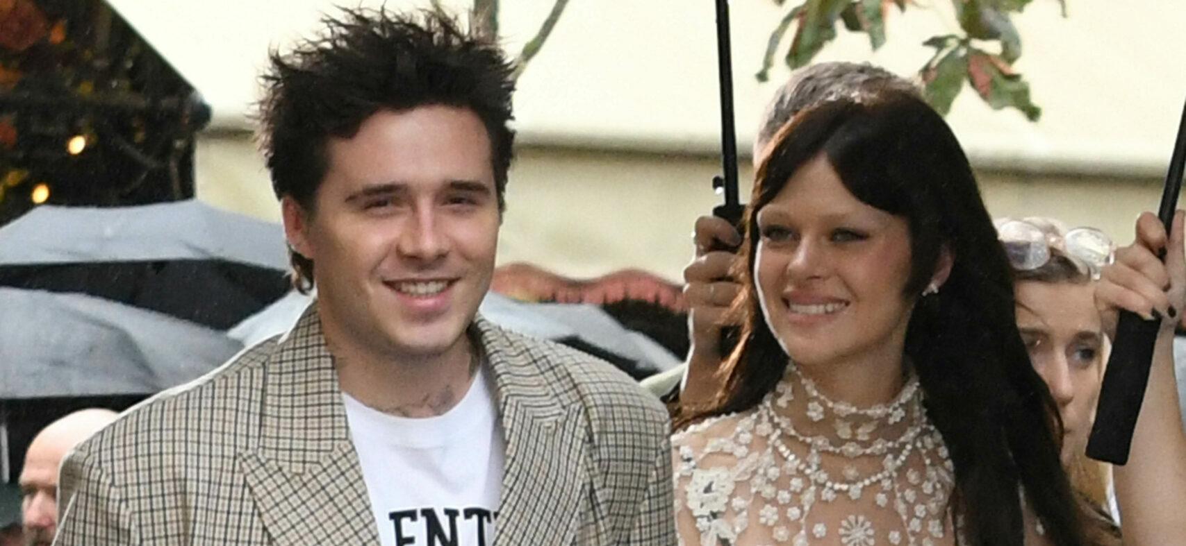 Brooklyn Beckham and Nicola Peltz at Valentino Fashion Show