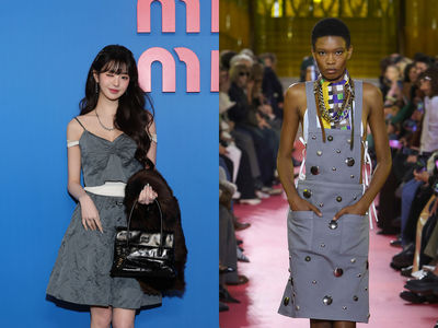 巴黎時裝周／張員瑛夢幻亮相秀場！當Miu Miu千金換上圍裙　勞動美學誕生