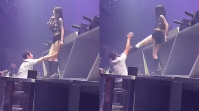 變態男夜店摸大腿猥褻！超兇女舞者「美腿踹飛臉」　要他滾回去