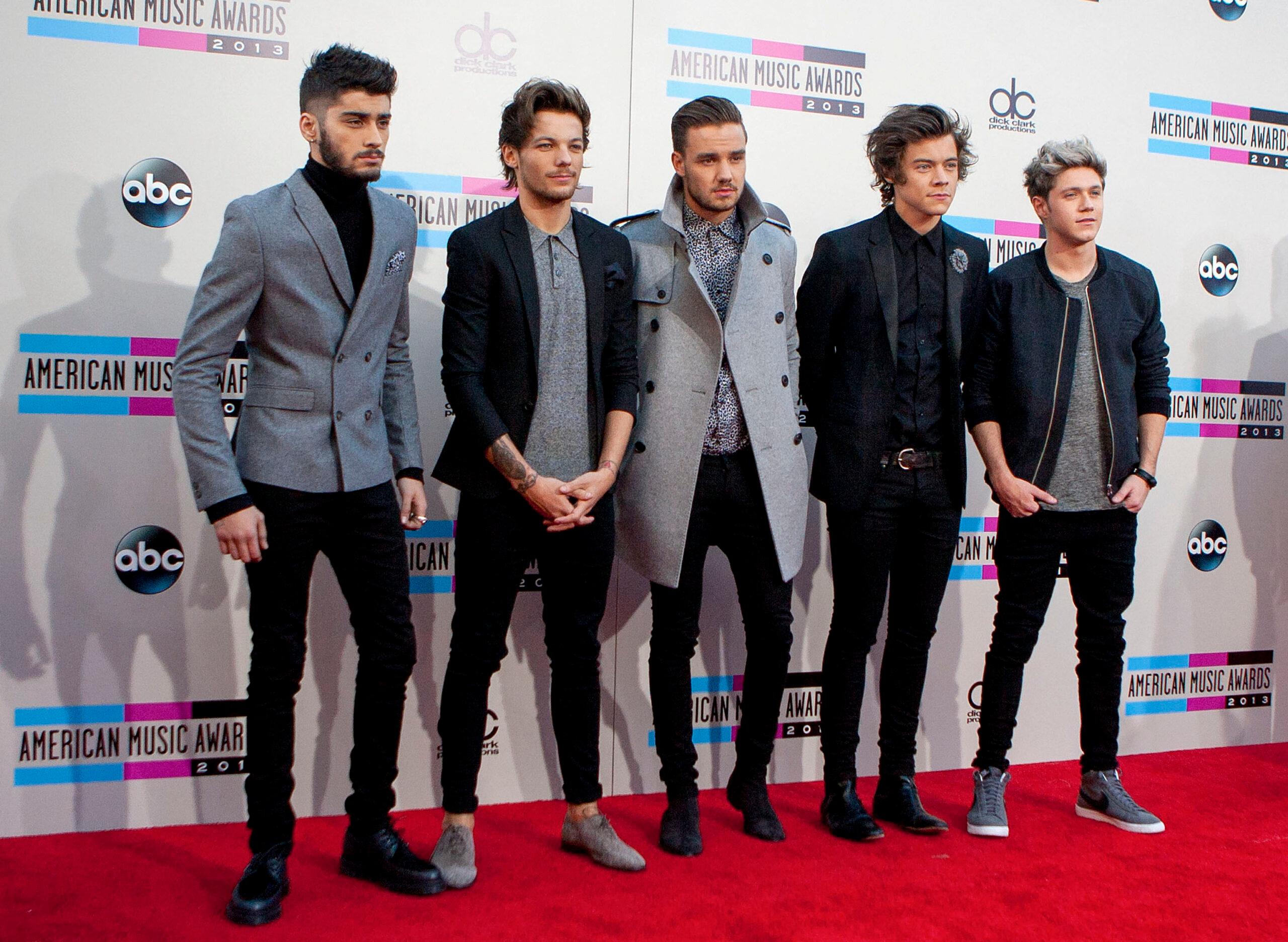 One Direction on the red carpet