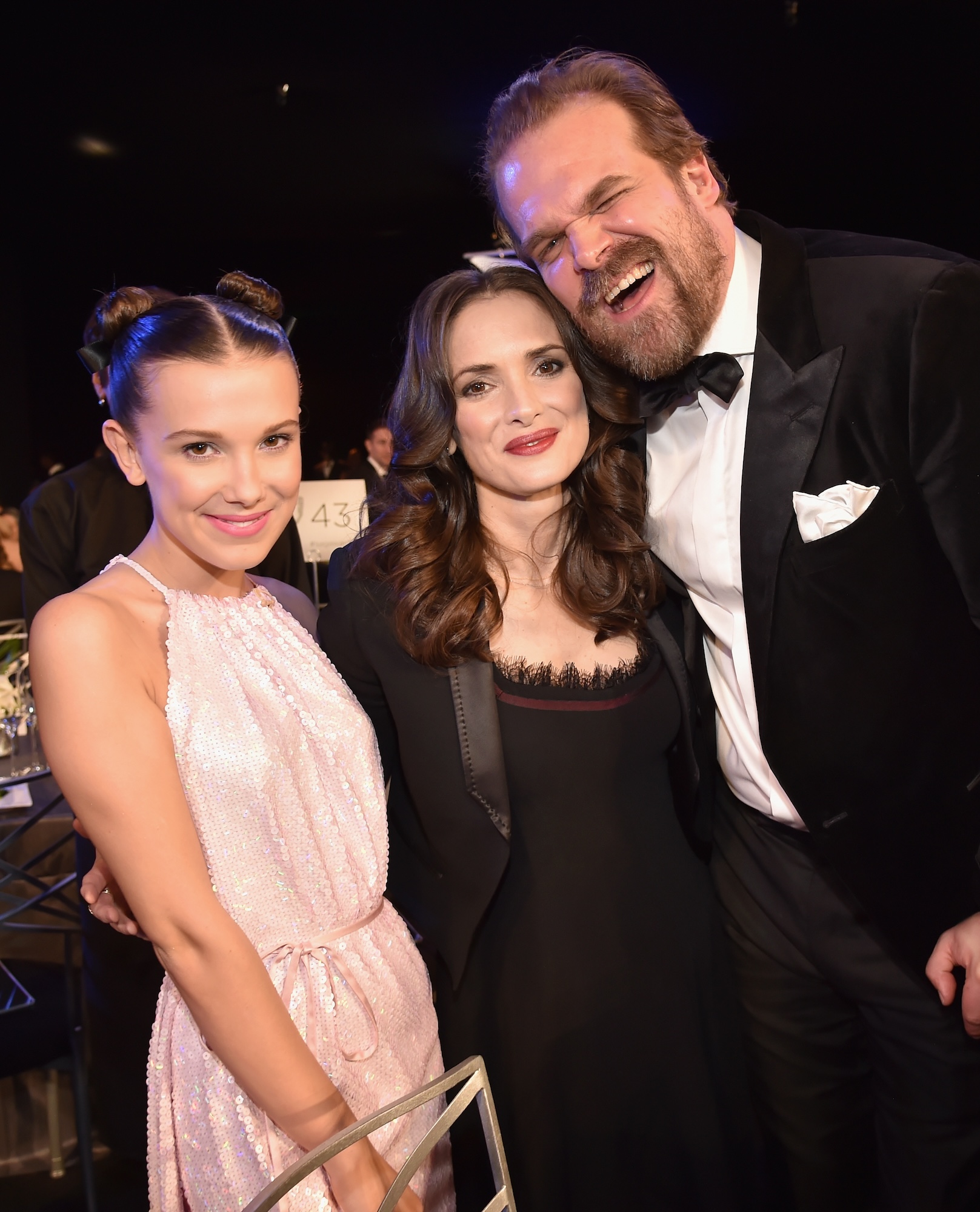 gettyImages-908529172-millie-bobby-brown-winona-ryder-david-harbour-quotes-about-working-togethe